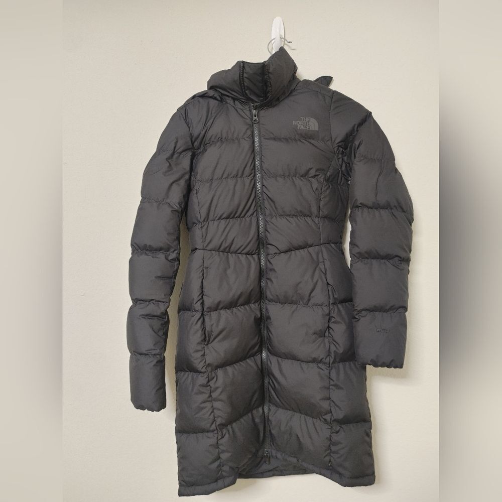 The North Face Metropolis Black Hooded Puffer Jacket XSmall - Picture 5 of 11